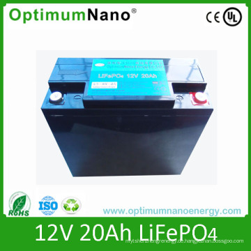 Heißer Verkauf 12V 20ah LiFePO4 Batterie 12 Volt Lithium-Ionen-Batterie